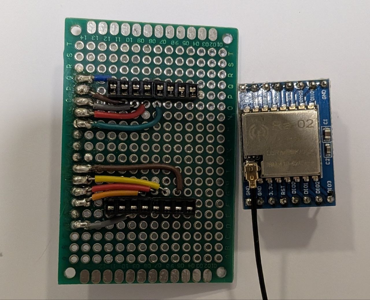 Placa de rádio do concentrador ESP32-S3 com RA-02/SX1278